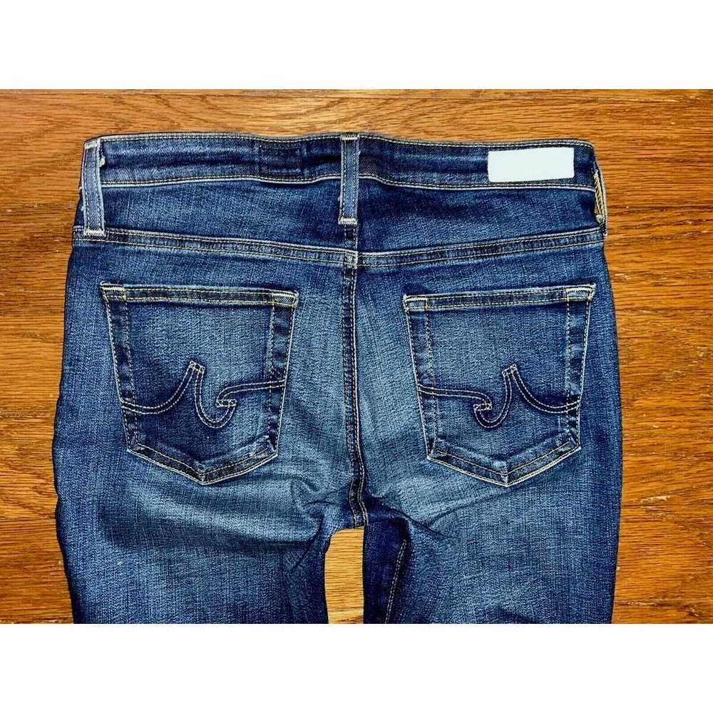 AG Adriano Goldschmied THE STACY 7YR Mid Rise Straight Jeans Sz 27